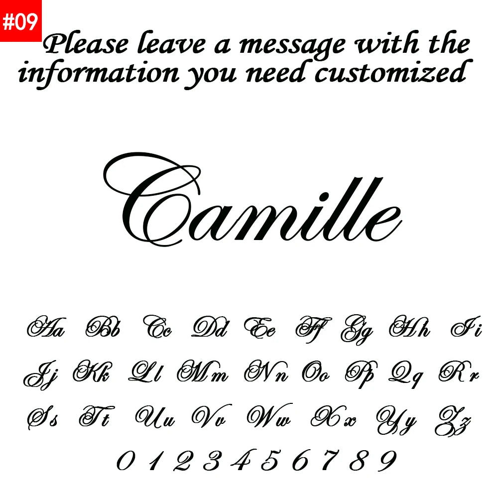 Customized Name Letter Necklace