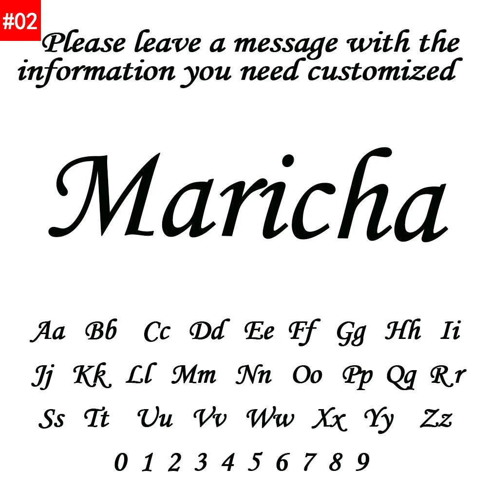 Customized Name Letter Necklace