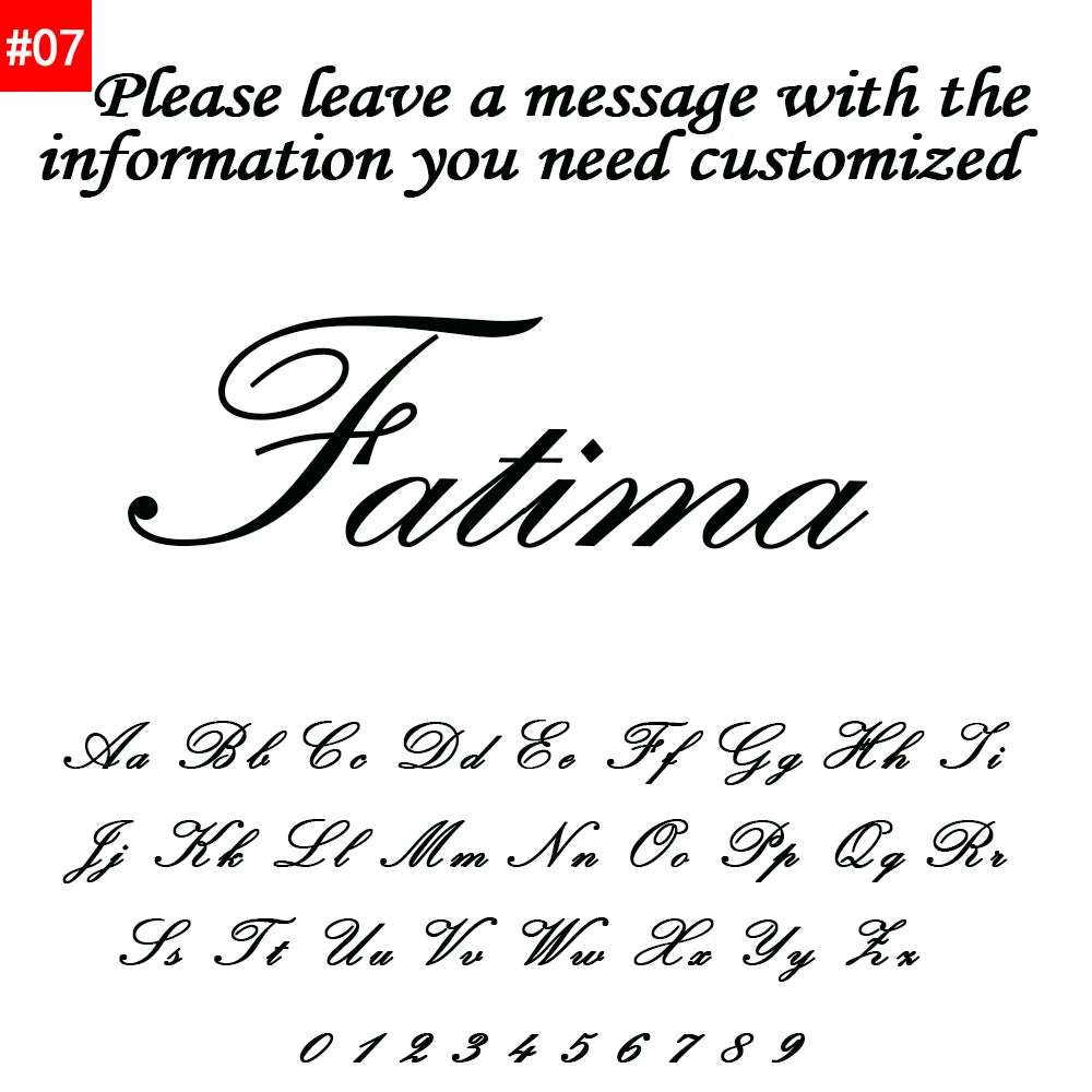 Customized Name Letter Necklace