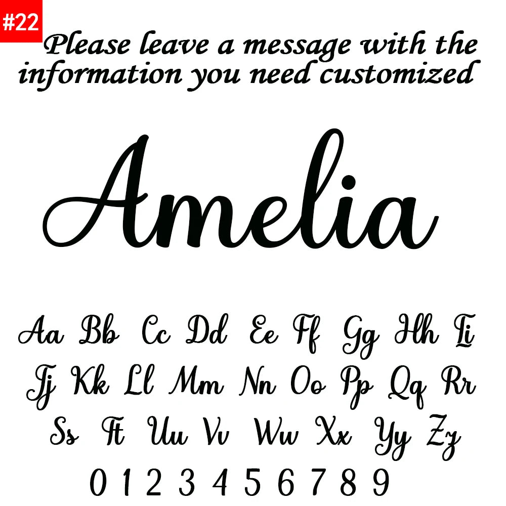 Customized Name Letter Necklace